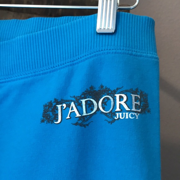 Juicy Couture track suit. Bright blue. Matching set. SZ Medium top, Small pant! - Picture 4 of 9